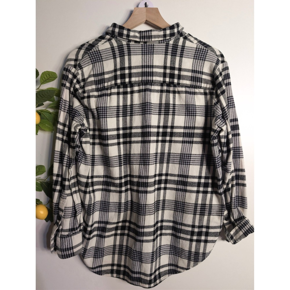 Madewell Black and White Button Down Sz S - Picture 3 of 3